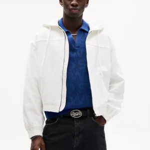 STWD hooded cotton jacket