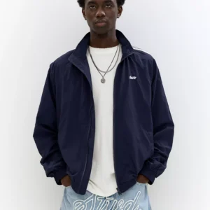 STWD raincoat with side stripes